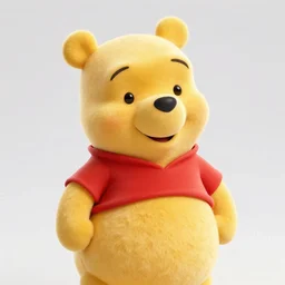 winnie the pooh as a human, 3d carton style, photorealistic, 14K HD Quality, Highly Detailed, Vibrant, more coherent, Super High Quality, hyper realistic