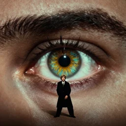 illegal eye, film still from the movie directed by denis villeneuve and david cronenberg with art direction by salvador dali and zdzisław beksinski