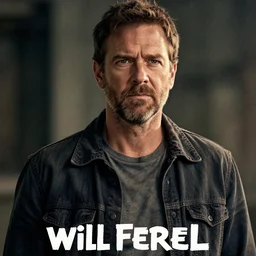 will ferrel movie poster. hyperdetailed photorealism, meme worthy