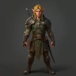elf ranger, character, dungeons and dragons, digital painting, high quality, top 1 0 on artstation
