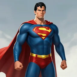 emad mostaque as superman, digital art, artstation