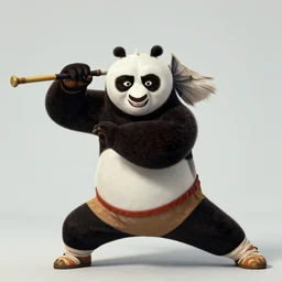 kungfu panda with isha jain