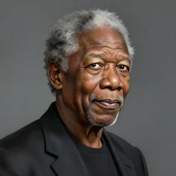 portrait of morgan freeman, expressive pose, futuristic, highly detailed, digital painting, artstation, concept art, smooth, sharp focus, dramatic light, studio light, by Daniela Uhlig