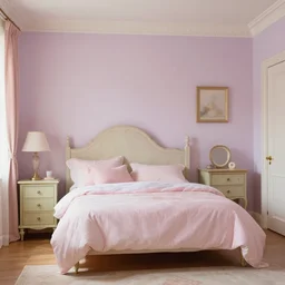 a space princess bedroom, painted by Thomas Kinkade
