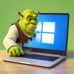 shrek smashing microsoft windows