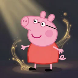 Portrait of Peppa Pig, League of Legends amazing splashscreen artwork, splash art,natural light, elegant, intricate, fantasy, atmospheric lighting, by Greg rutkowski, league of legends splash art, hd wallpaper, ultra high details