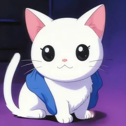 cyberpunk cat, 9 0 s japan anime style