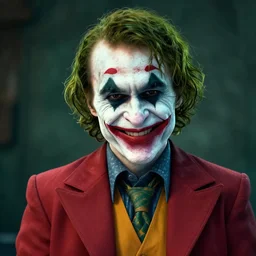 walter white as the joker smiling, scary, trending on artstation, artstationhd, octane render, cgsociety, cinema 4 d,, greg rutkowski