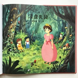 page 1 2 of the picture book of the princess in dark demoniac evil swamp by satoshi kon, ilya repin, lena aenami, shinji kimura