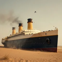 titanic in the desert by joseba elorza