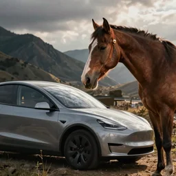 what a horse thinks of tesla autopilot