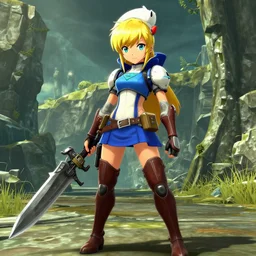 in game footage of zero suit samus in skyrim, skyrim art style.
