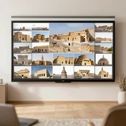 backdrop for historical and archaeological online seminar