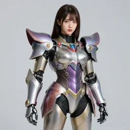 studio portrait of lawful good colorful female divine mech paladin as absurdly beautiful, elegant, young pretty gravure idol, ultrafine hyperrealistic detailed face illustration by kim jung gi, irakli nadar, intricate linework, sharp focus, bright colors, matte, octopath traveler, final fantasy, unreal engine highly rendered, global illumination, radiant light, intricate environment
