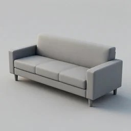 couch, ultra low - poly 3 d model, rendered in octane, ambient occlusion