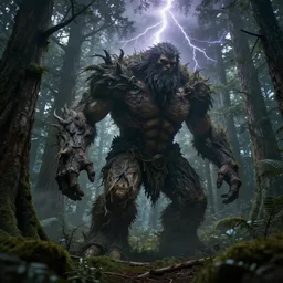 ent s, large humanoid tree stomping through the forest, cinematic atmosphere, dramatic lightning, tolkien, 4 k, photo - realistic, hyper - realism, octane render, hdri, digital illustration, trending on artstation,
