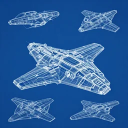alien blueprints for a spacecraft