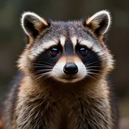 a hyperrealistic octane render of a raccoon with camera lenses for eyes, photorealism, unreal engine, dramatic lighting, volumetric lighting, uplighting