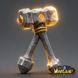 Hammer of light 3D assets for World of Warcraft official video game