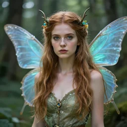 fairy portrait as a dnd character fantasy art.