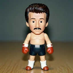 sylvester stallone! as nendoroid!, boxer, kodak film