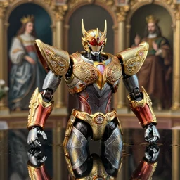 toy voltron, by akihito yoshida, artstation, by asaf hanuka, by diego rivera, by hieronymus bosch, octane render, by wlop, refractive, ray tracing reflections, diffraction grading, depth of field, vsco film, insanely detailed and intricate, hypermaximalist, elegant, ornate, hyper realistic, super detailed, head above water