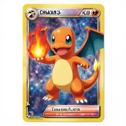 high intricate pokemon card!!!!! of charmander holding a glimmering fire - galaxy in his hand!!!!!!!!!!, neil gaiman!!, ( ( alejandro mirabal ) ), ( ( cory loftis ) ), patryk stefaniak, rebecca hu!!!!, ben mauro, logan preshaw!!