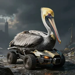 the pelican from halo. in the style of simon stalenhag. lead vehicle artist