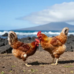 Maui smiting a chicken