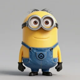 anthropomorphic portrait of elon musk as a minion from despicable me, au naturel, hyper detailed, digital art, trending in artstation, cinematic lighting, studio quality, smooth render, unreal engine 5 rendered, octane rendered, art style by klimt and nixeu and ian sprigger and wlop and krenz cushart and greg rutkowski