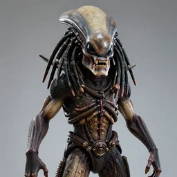 a photorealistic portrait, predator alien race, professionally retouched, soft lighting, hyper realistic, wide angle, sharp focus, 8 k high definition, 6 4 megapixel, insanely detailed, horror, by raf grasseti