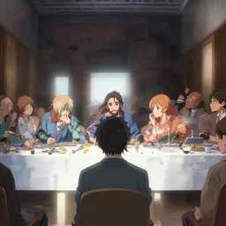 the last supper anime, pixiv
