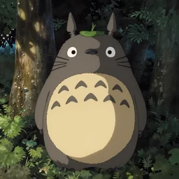 Lain in My Neighbor Totoro by Studio Ghibli