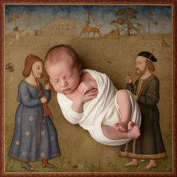 newborn photography as a painting from the 1 4 th century