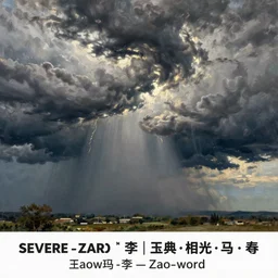 severe storm, dramatic lighting, oil painting, by zao wou - ki