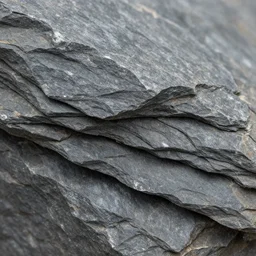 a macro closeup of natural hard layered slate rock, extremely detailed, 8 k