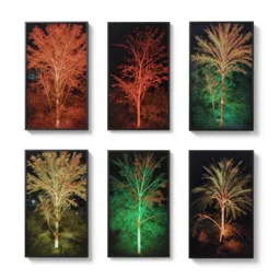 full color photogrammetry lidar 3 d scan wall model on white background