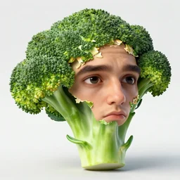 ripped broccoli man, highly detailed, digital art, sharp focus, trending on art station