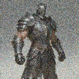 muscular full armored dark knight by daniel gerhartz, trending on art station