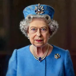 portrait of queen elizabeth ii. fantasy style. mystical atmospheric lighting. digital painting. wlop, royo, argerm.