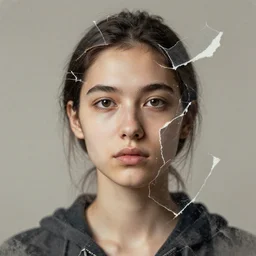 portrait art, deconstructed