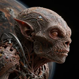 the first encounter with another form of life on an unexplored planet, close up peter mohrbacher, featured on artstation, octane render, cinematic, rugged, intricate, 8 k