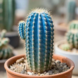 blue cactus