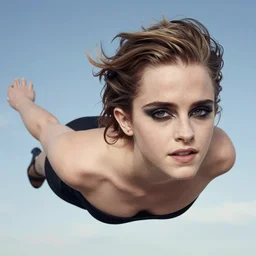 emma watson flying in sky Heavy Contour makeup look eye shadow smokey eyes fashion model face by artgem by brian bolland by alex ross by artgem by brian bolland by alex rossby artgem by brian bolland by alex ross by artgem by brian bolland by alex ross