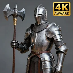 photo of a knight with spiked armour and a mace, highly detailed, 4 k, hdr, smooth, sharp focus, high resolution, award - winning photo