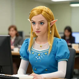 princess zelda in the show the office