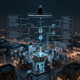 “A beautiful hyper-realistic detailed digital concept art painting of a flowchart hacker hacker broadband playitforward/biocaps lock K2 Graniteprogrammer, facility, dynamic lighting, midnight, by Greg Rutkowski, Thomas Kinkade, Andreas Rocha,high resolution, 4K, 16K, 8K, HD, detail, good focus, F16, quality”