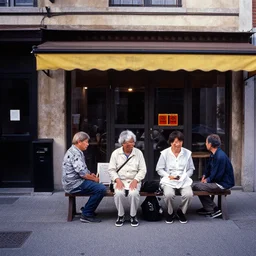 Candid Street Photography. Kodak Infrared Film