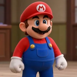 mario in an episode of the sopranos ( 1 9 9 9 ), 4 k, cinematic, hbo, screencap, realistic, the sopranos, film footage