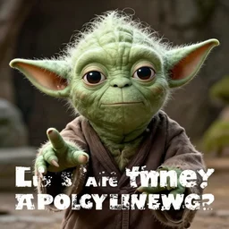 Yoda apology video youtube thumbnail